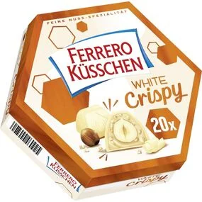 Конфеты Ferrero Kusschen белый шоколад с фундуком 172г