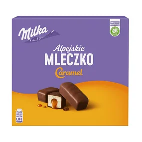 Конфеты Milka Альпийское Молоко Карамель 350г