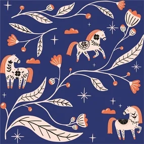 Бумага для подарков, Be Smart, 70х100 см, Lucky, синий