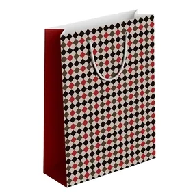 Пакет бумажный, подарочный, Be Smart, 32х49см, Cage, красный