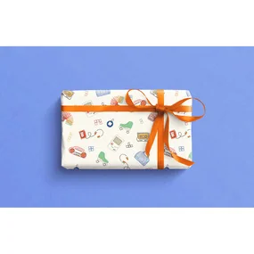 Бумага упаковочная БУММАГИЯ Лихие 90-е