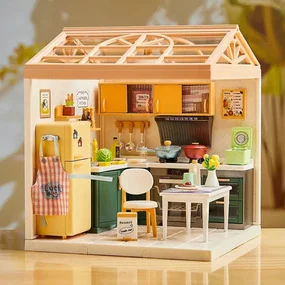 Конструктор сборный интерьерный Fairy Care Роскошная Кухня, 126 деталей, 8+