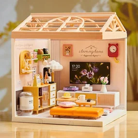 Конструктор сборный интерьерный Fairy Care Роскошная современная гостиная, 92 деталей, 8+