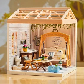 Конструктор сборный интерьерный Fairy Care Уютный дворик, 82 деталей, 8+