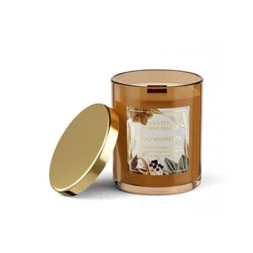 Свеча ароматизированная в стакане - Хорошие моменты, с крышкой 220гр (Good Moments with lid)