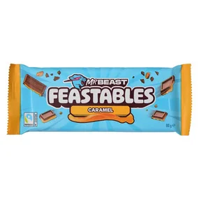 Шоколад Feastables молочный Mr. Beast Caramel Карамель, 60г