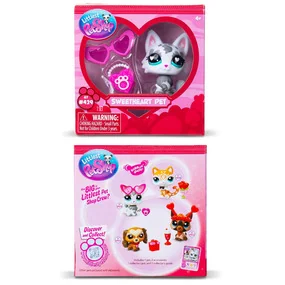 Игровой набор Littlest Pet Shop: Праздники Серая кошка