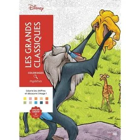 Mariez J.: Coloriages mysteres Disney Les grands classiques - Раскраска Волшебный мир Диснея Великая классика