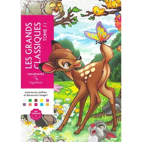 Mariez J.: Coloriages mysteres Disney Les grands classiques Tome 11 - Раскраска Волшебный мир Диснея Великая классика том 11