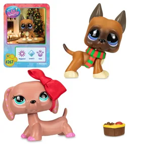 Игровой набор Littlest Pet Shop Праздники. Рождественские Каникулы, Немецкий дог и Такса