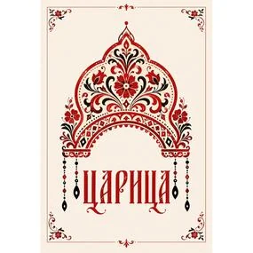 Шелковая открытка Царица