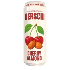 Напиток газированный HERSCHI со вкусом Вишни и Миндаля, 450мл
