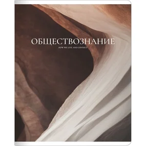 Тетрадь общая ученическая, Be Smart, 165х203мм, 48л, клетка, скрепка, Элементы/Elements, обществознание