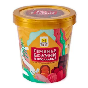 Стаканчик с печеньем Sofi Брауни 120г