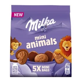Печенье Milka Mini Animals 99,5г