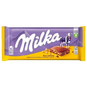 Шоколад Milka Crispy Rice, 100 г